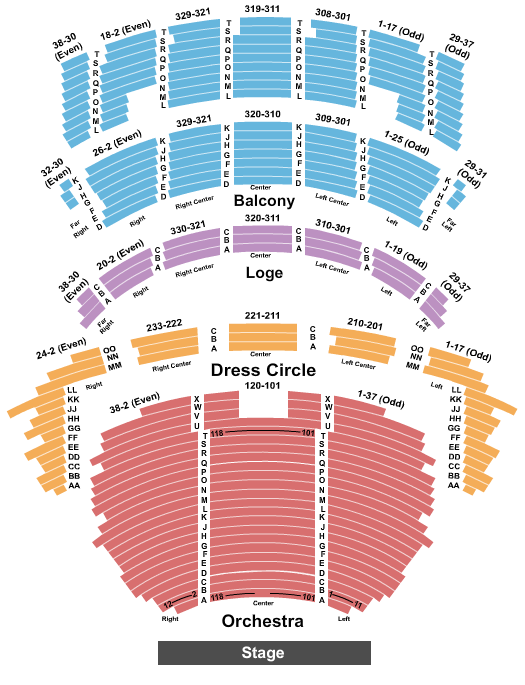 Cadillac Palace Lion King Seating Chart